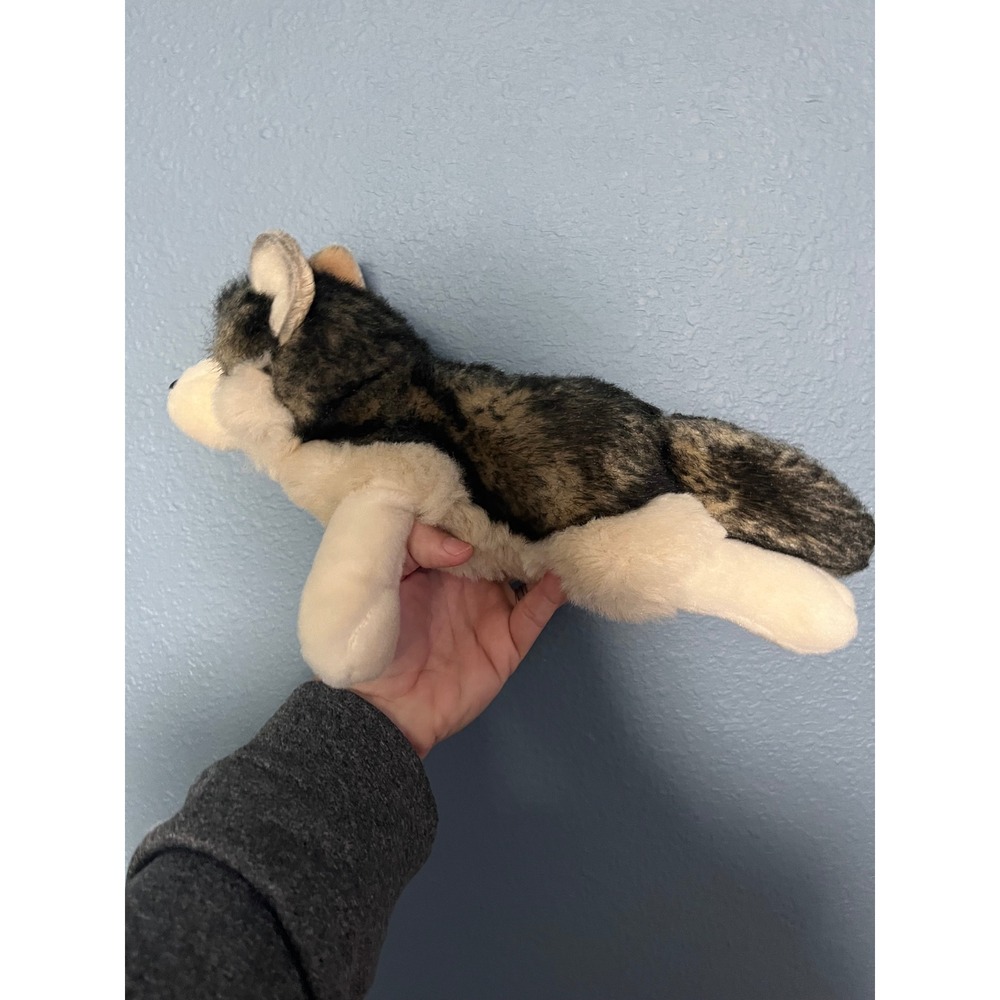 Douglas Cuddle‎ Toy Husky Plush Stuffed Animal Grey White Dog 12 Inch - Picture 2 of 4